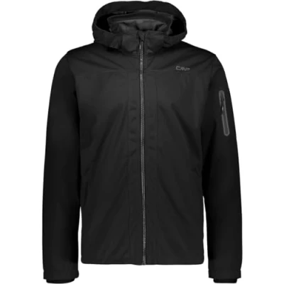 Afbeelding van Cmp Zip Hood 39a5027 Softshelljack Zwart 4XL Man