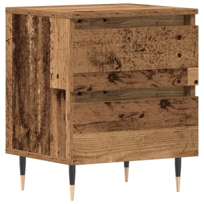 Afbeelding van vidaXL Nachtkastje Oude hout Massief gerecycled Standaard formaat