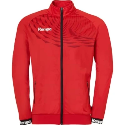 Afbeelding van Kempa Wave 26 Poly Jacket Heren Jongens Sport Voetbal Trainingspak Sweatshirt Jas Trainingsjack Elastisch Trainingssweatshirt