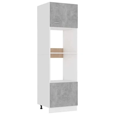 Afbeelding van Magnetronkast 60x57x207 cm spaanplaat betongrijs