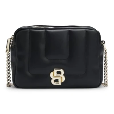Afbeelding van BOSS ICON Crossbody Schoudertas, Dames, Maat: One Size, Black