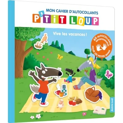 Afbeelding van P&#039;TIT LOUP VIVE LES VACANCES MON CAHIER D&#039;AUTOCOLLANTS