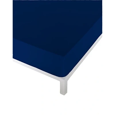 Afbeelding van Verstelbaar onderlaken Naturals Blauw Afmetingen Eenpersoonsbed (90 x 190 cm)