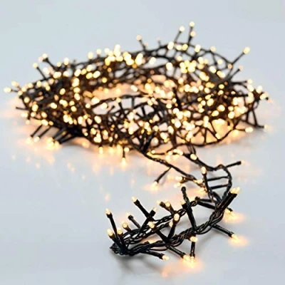 Afbeelding van Micro Cluster 800 LED 16 meter warm wit 8 functies + geheugen