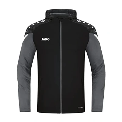 Afbeelding van Jas met kap Performance Zwart/antra light / 4XL