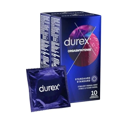Afbeelding van Durex Condooms Orgasm Intense 10st x2