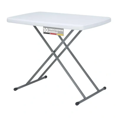 Afbeelding van Floordirekt 3 delige klaptafel Opvouwbare wandbekleding Multifunctionele campingtafel Ideaal voor buiten en thuis (Nara)
