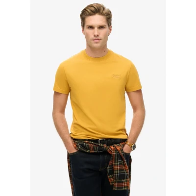Afbeelding van Superdry Vintage LOGO EMB Tshirt basic, Heren, Maat: XL, Winter gold