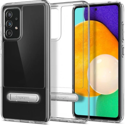 Afbeelding van Spigen Slim Armor Essential S Hoesje Geschikt voor Samsung Galaxy A72 Transparant