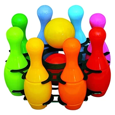 Afbeelding van Mini Bowling Set 8 + 2 kegels van 16 cm voor kinderen