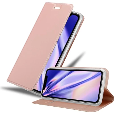 Afbeelding van Cadorabo Hoesje geschikt voor Apple iPhone 11 in CLASSY ROSE GOUD Beschermhoes met magnetische sluiting, standfunctie en kaartvakje Book Case Cover Etui