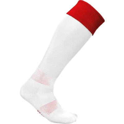 Afbeelding van PROACT Tweekleurige sportsokken PA0300 White / Sporty Red
