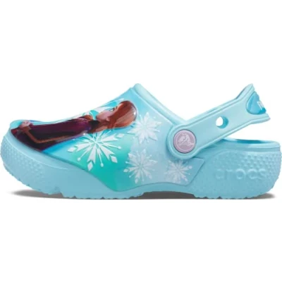 Afbeelding van Crocs Disney Frozen II Muiltjes voor kinderen, Maat: 34/35, Ice blue Kunststof
