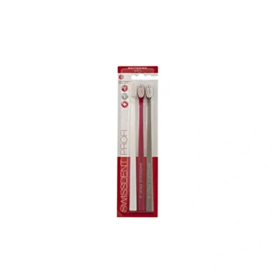 Afbeelding van Swissdent Toothbrush Whitening Trio Soft 2 + 1 FREE (bílý růžový šedý)