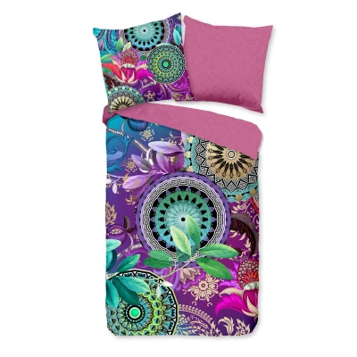 Afbeelding van HIP, Beddengoed, Axelle&quot; omkeerbaar bedlinnen (Beddengoed set, 135x200 cm (80x80 cm))