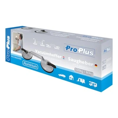 Afbeelding van Pro Plus Vacuümheffer Aluminium 2 Zuignappen Maximaal 100 kilo