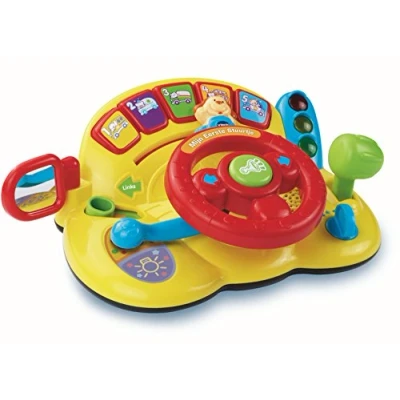 Afbeelding van VTech Baby Mijn Eerste Stuurtje Educatief Speelgoed 3 Speelstanden Geluiden, Liedjes &amp; Melodietjes Cadeau 1 tot Jaar