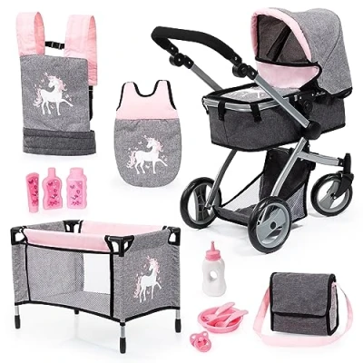 Afbeelding van Bayer Milano Doll&#039;s Pram Set