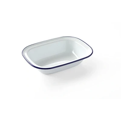 Afbeelding van Hendi Emaille Schaal Rechthoekig 21,5x16cm ( Set van 6 )