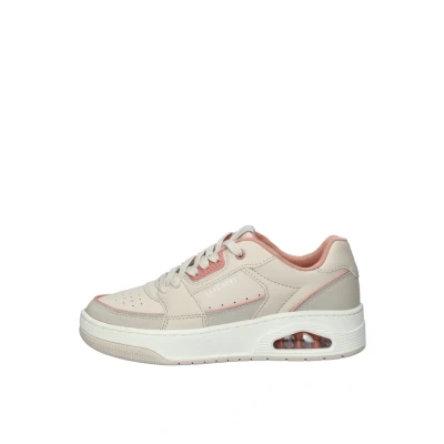Afbeelding van Skechers Uno Court Courted Style Natuurlijk Koraal Wandelsneakers Dames