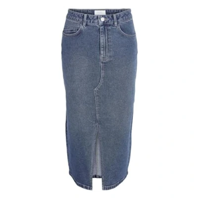 Afbeelding van Noisy May Kokerrok, Dames, Maat: XL, Medium blue denim