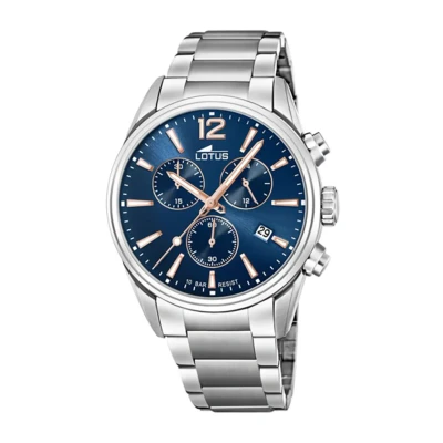Afbeelding van Lotus Chronograaf, Heren, Maat: One Size, Blue