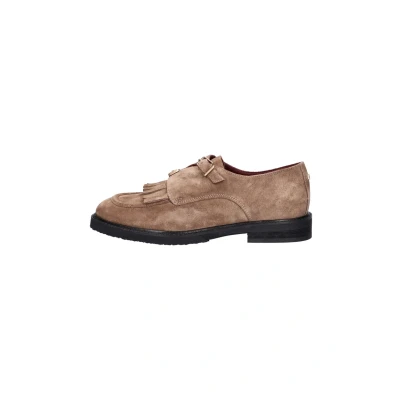 Afbeelding van Fred De La Bretoniere Paris Jay Loafers Dames Instappers Taupe Maat 37