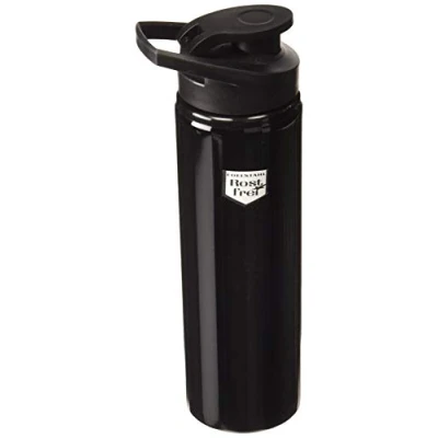 Afbeelding van Fischer Waterfles voor fiets, roestvrij staal, zwart, volwassenen, 750 ml