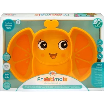 Afbeelding van Frootimals Antislip Silicone Bord Baby Kind Maaltijd Vlinder