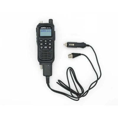 Afbeelding van Jopix CB514 AM FM 27mc portofoon met mobiele adapter