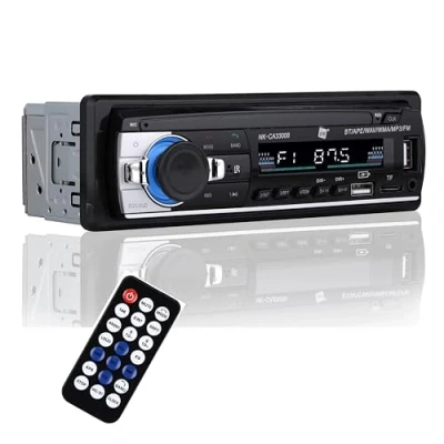 Afbeelding van NK Auto 1 DIN Autoradio met Bluetooth 4.0 USB iOS &amp; Android Compatibel
