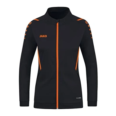 Afbeelding van JAKO Polyestervest Challenge Zwart/fluo oranje