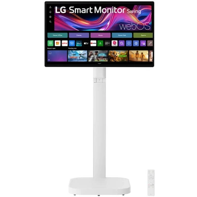 Afbeelding van LG Swing 32U889SA W 4K IPS Smart Touchscreen Monitor met verrijdbare standaard USB C 65w WebOS Airplay