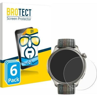 Afbeelding van BROTECT Screenprotector voor Huami Amazfit Balance Folie Beschermfolie transparant (6 Stuks)