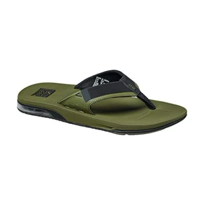 Afbeelding van Reef Fanning LOW Teensandalen, Heren, Maat: 47, Olive Soft synthetic