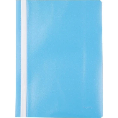 Afbeelding van Pergamy Snelhechtmap, Ft A4, Pp, Pak Van 5 Stuks, Blauw Snelhechtmap