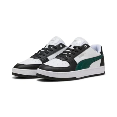 Image de PUMA Baskets unisexes Caven 2.0, White Dark Myrtle Black, 40.5 EU
