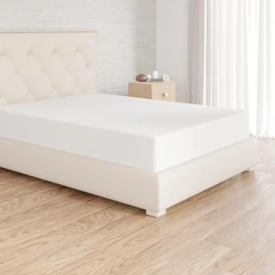 Afbeelding van Amazon Basics Microvezel hoeslaken, wit, 160 x 200 30 cm