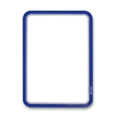 Image de Tarifold pochettes cadre magneto a4 bleu dos adhésif repositionnable à volonté par 2 194951
