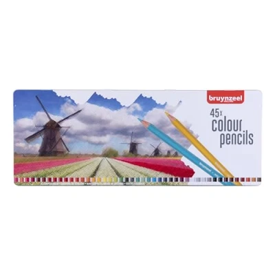 Image de bruynzeel Crayon de couleur Niederlande, étui en métal 45