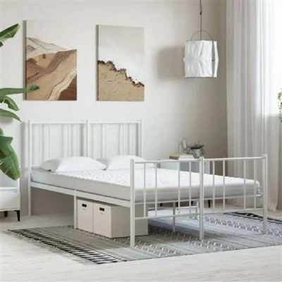 Image de vidaXL Matelas en mousse blanc 120x220 cm 7 zones dureté 20 ILD4016657