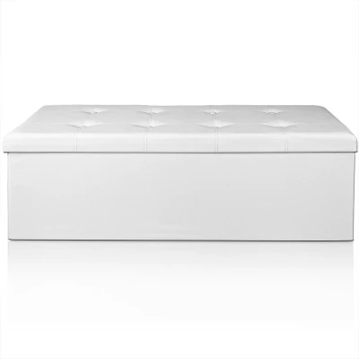 Afbeelding van Monzana Zitbank 114 cm met opslagruimte in Wit