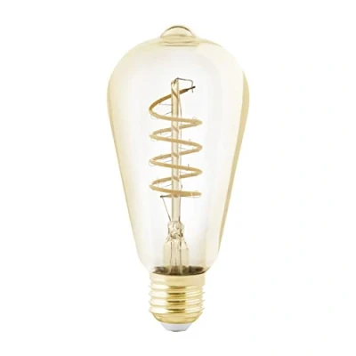 Afbeelding van EGLO LED Lamp E27 Ø 6,4 cm ST64 Amber 2000K Dimbaar