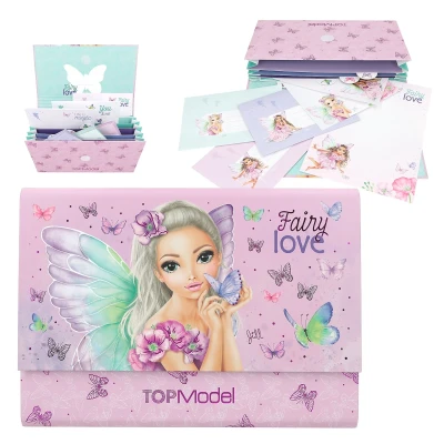 Afbeelding van Depesche TOPModel briefpapier in registermap FAIRY LOVE