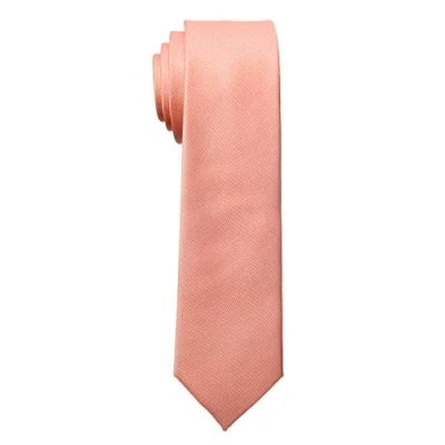 Afbeelding van MASADA Handgemaakte en zorgvuldig behandelde herenstropdas, perfect cadeau voor mannen, 6 cm breed, zalm, Zalm
