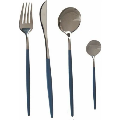 Afbeelding van Bestekset Ziverachtig Grijs Roestvrij staal (8 pcs)