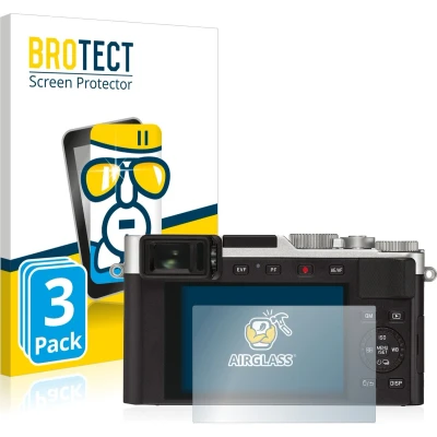 Afbeelding van BROTECT Screenprotector voor Leica D Lux 7 Folie Beschermfolie Beschermglas transparant (3 Stuks)