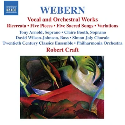 Afbeelding van Philharmonia Orchestra, Robert Craft Webern: Vocal &amp; Orchestral Works (CD)
