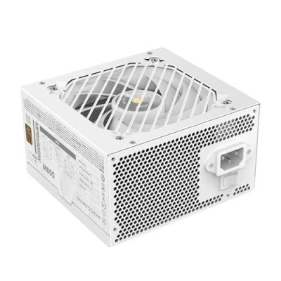 Afbeelding van Mars Gaming MPB550SI, 550 W ATX voeding, 80Plus Brons 230 V, 90% efficiëntie, SI Extreme Silence ventilator met koperen kern, AI2 RPM, DC en SMD technologieën, wit