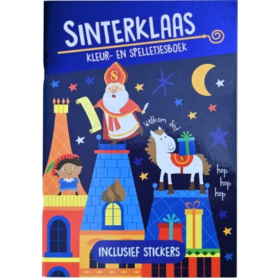 Afbeelding van Kleur en activiteitenboek A4 Sint